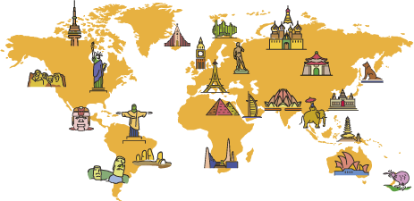 mapa del mundo